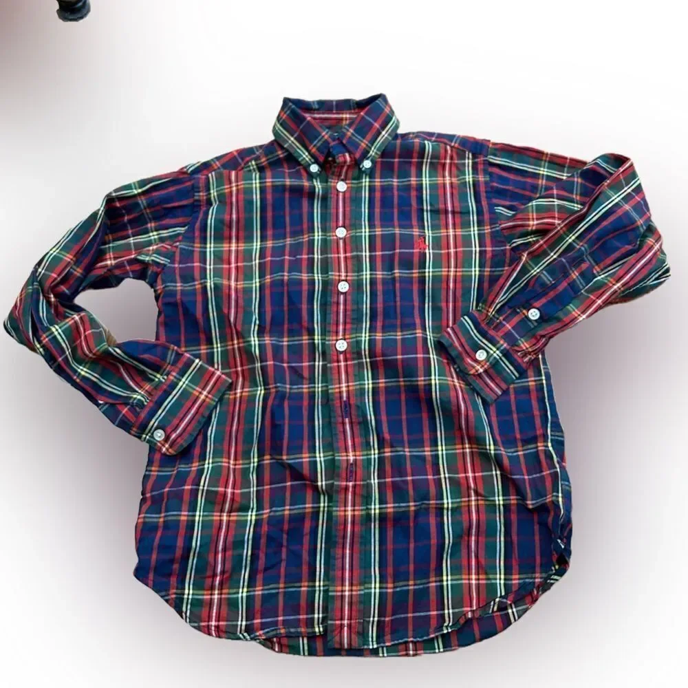 Vintage Ralph Lauren Plaid Dress Shirt